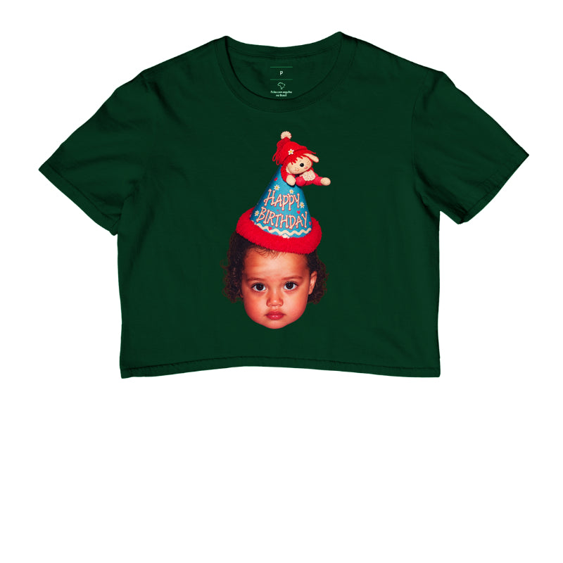 Cropped Personalizada Birthday Girl