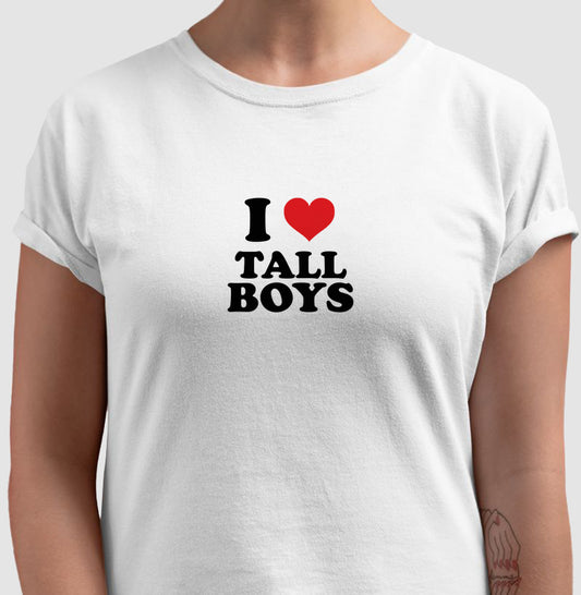 camiseta i <3 tall boys