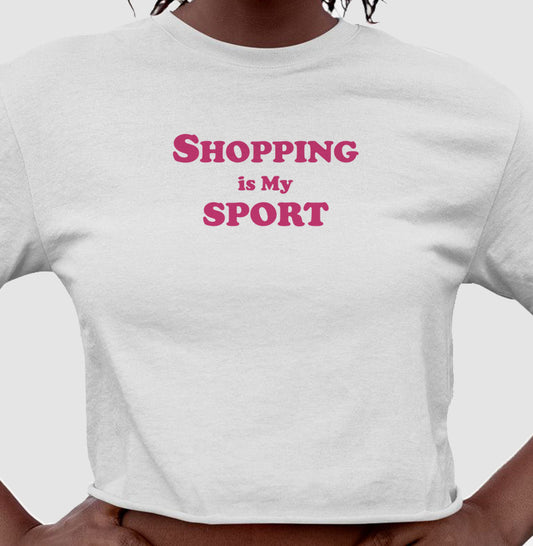 cropped shopping is my sport