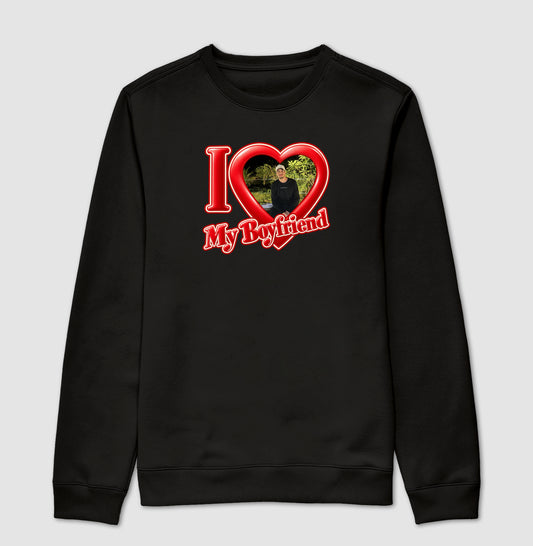 Suéter Personalizada I Love My Boyfriend