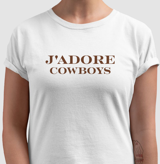 camiseta j’adore cowboys