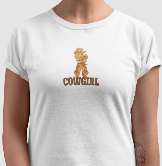 camiseta real cowgirl