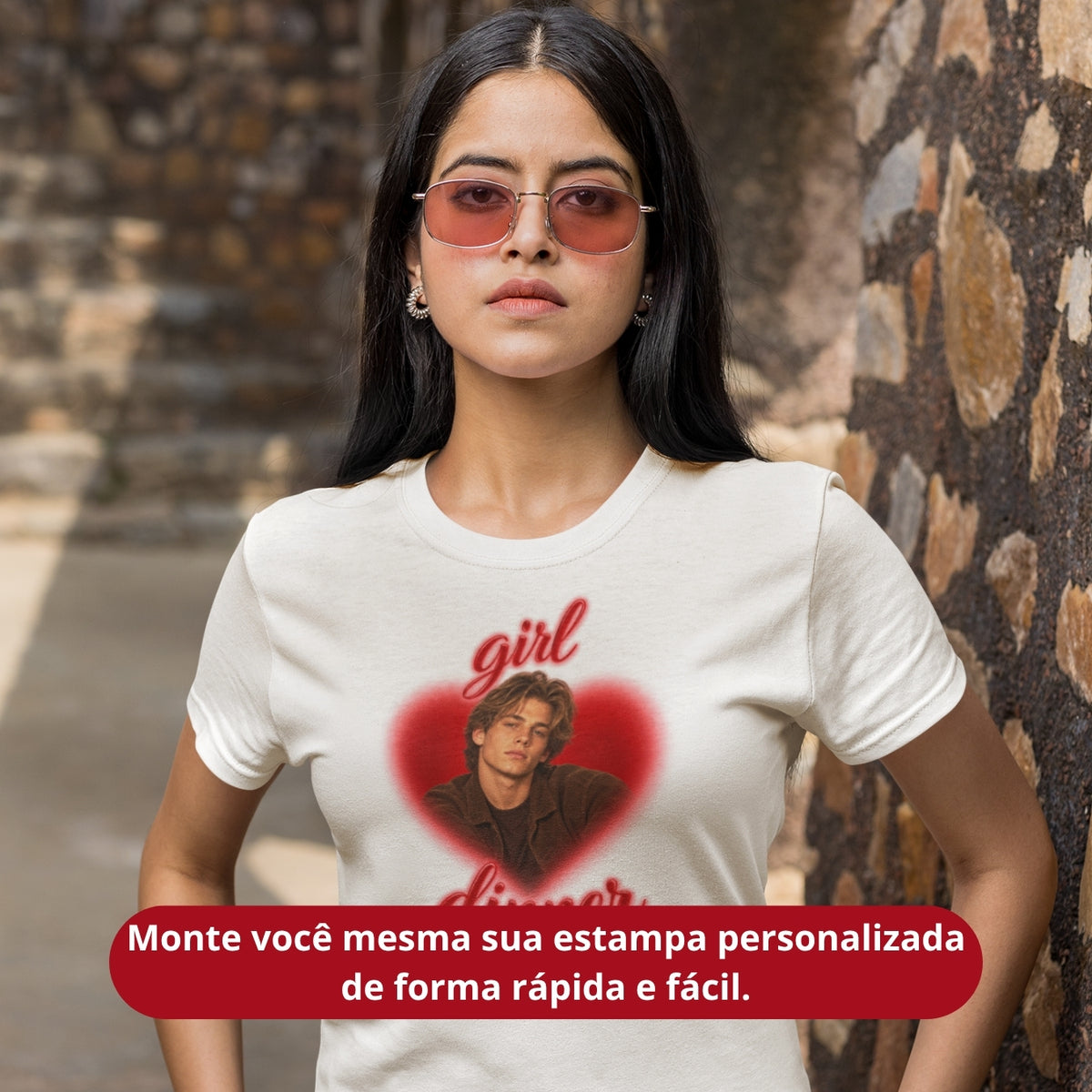 Camiseta Personalizada Girl Dinner