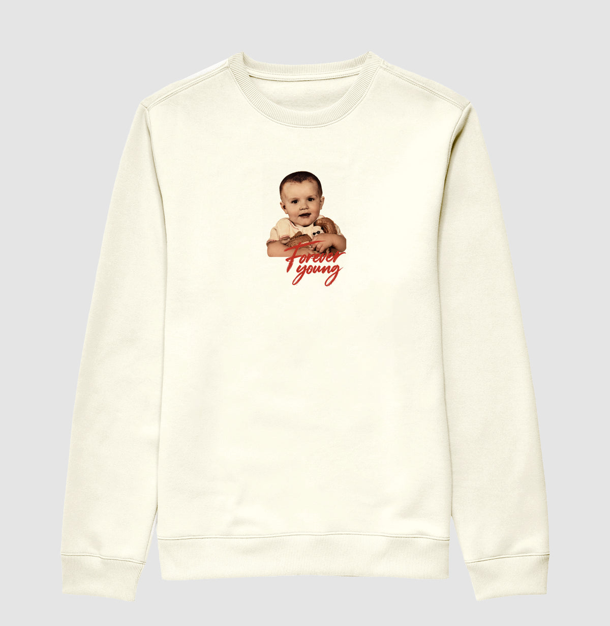 Suéter Personalizada Forever Young