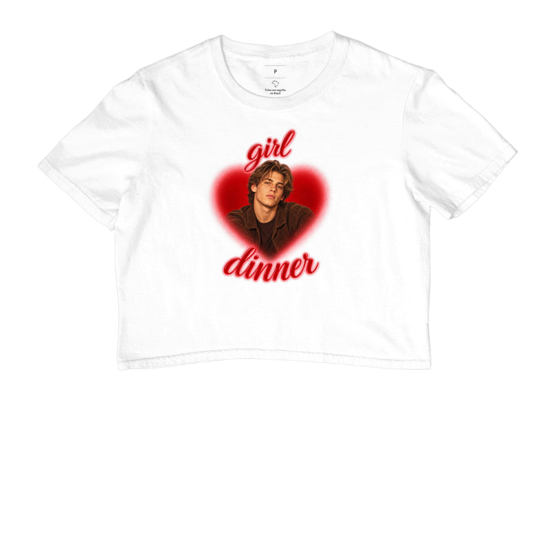 Cropped Personalizada Girl Dinner