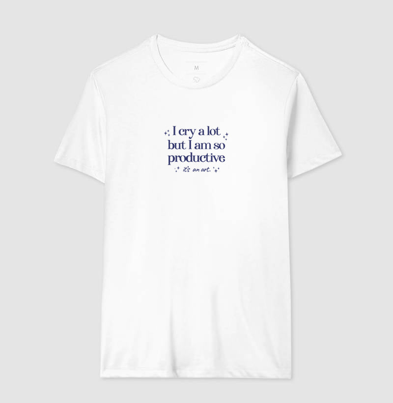 Camiseta i cry a lot but i am so productive