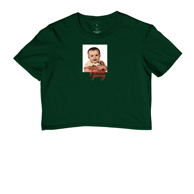 Cropped Personalizada Forever Young