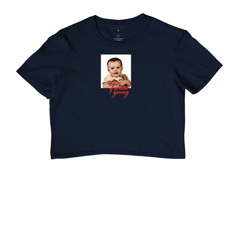 Cropped Personalizada Forever Young