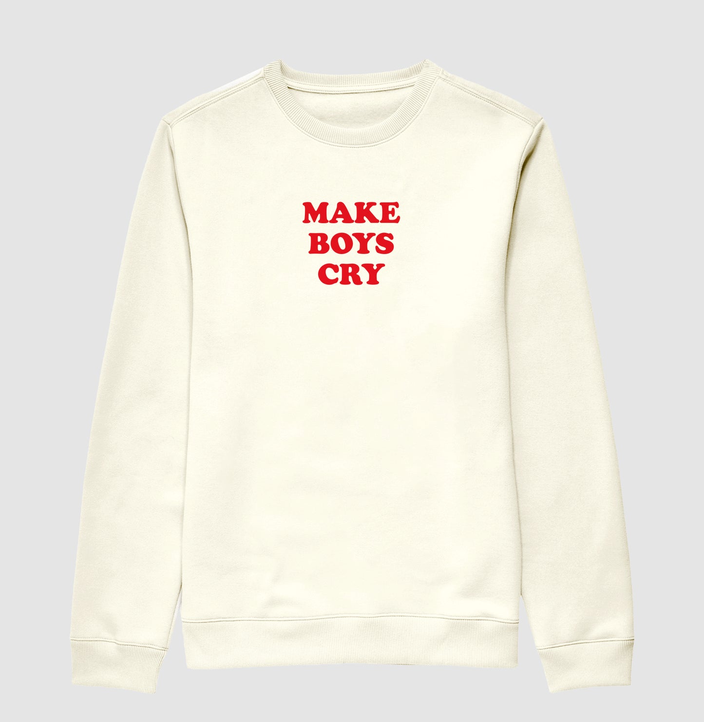 suéter make boys cry