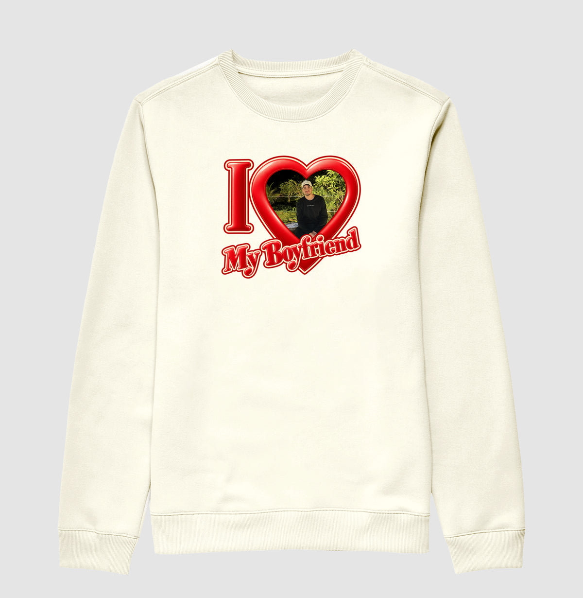Suéter Personalizada I Love My Boyfriend
