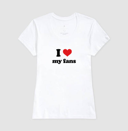 camiseta i <3 my fans