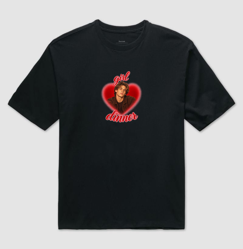 Oversized Personalizada Girl Dinner