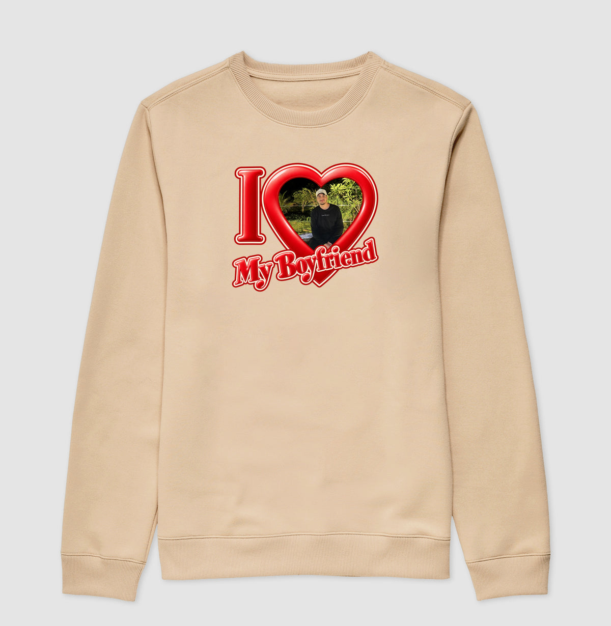 Suéter Personalizada I Love My Boyfriend