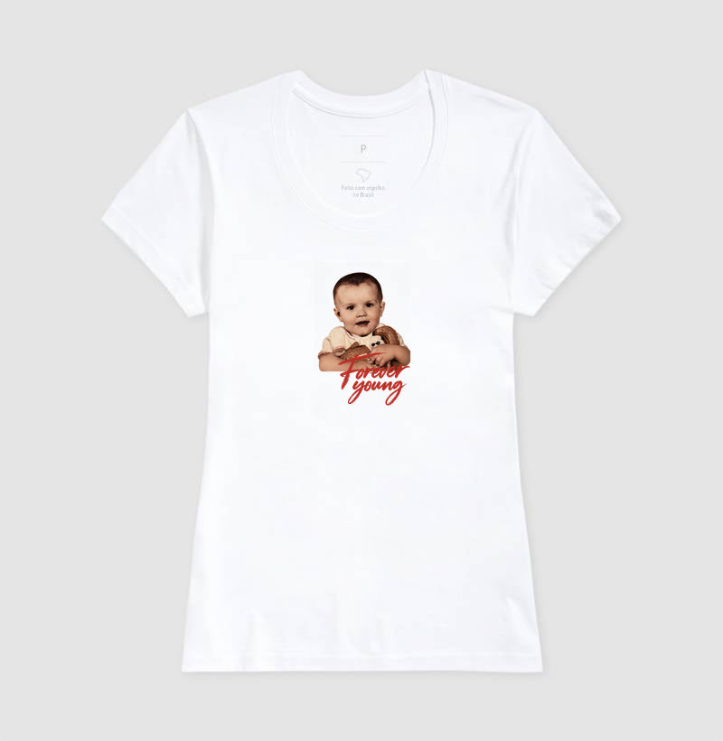 Camiseta Personalizada Forever Young