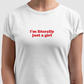 camiseta i’m literally just a girl