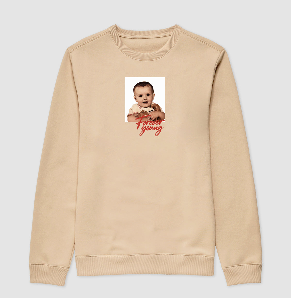 Suéter Personalizada Forever Young