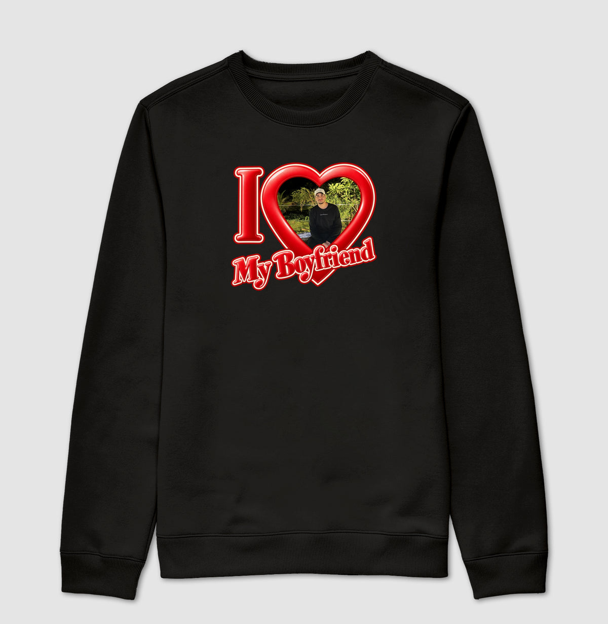Suéter Personalizada I Love My Boyfriend