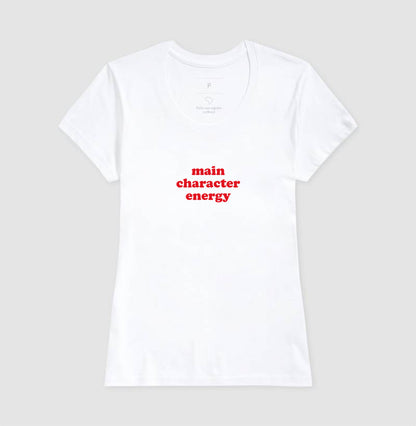 camiseta main character energy