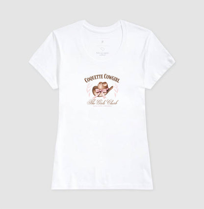 camiseta coquette cowgirl hat