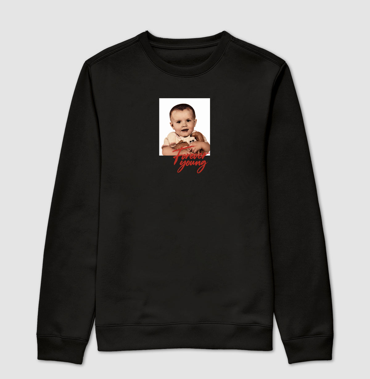 Suéter Personalizada Forever Young