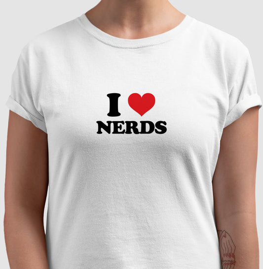 camiseta i <3 nerds