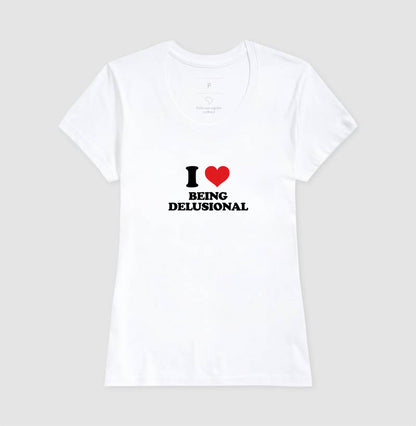 camiseta i <3 being delusional