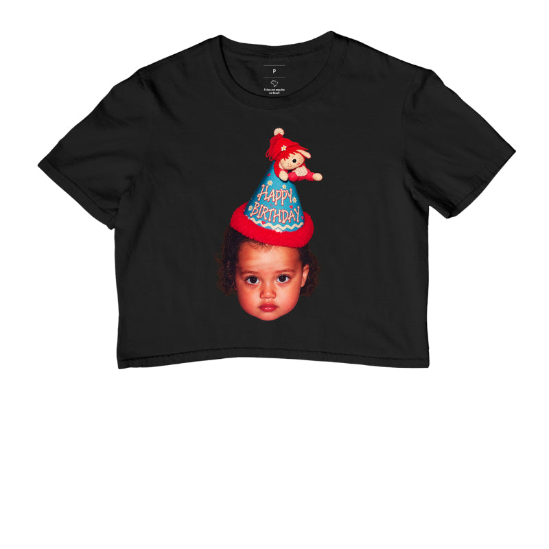 Cropped Personalizada Birthday Girl