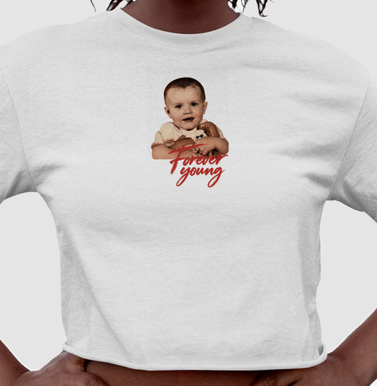 Cropped Personalizada Forever Young