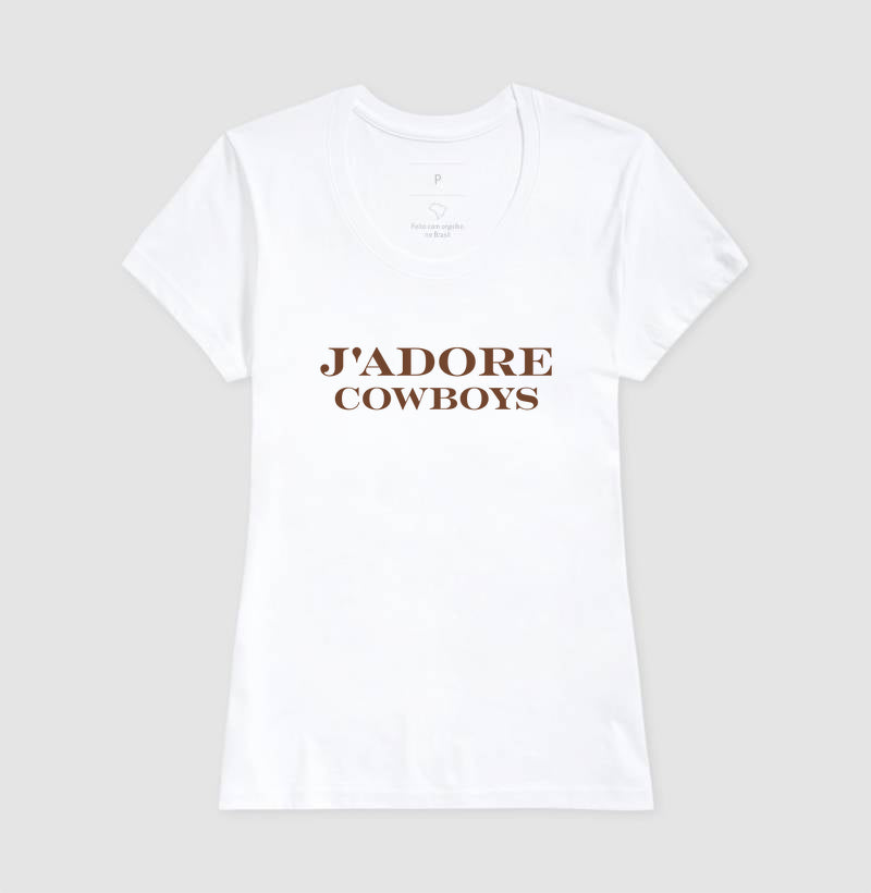 camiseta j’adore cowboys