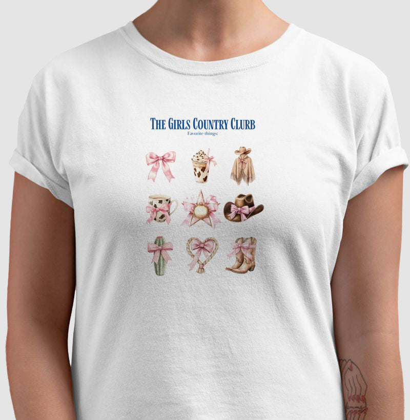 camiseta 100% western girl