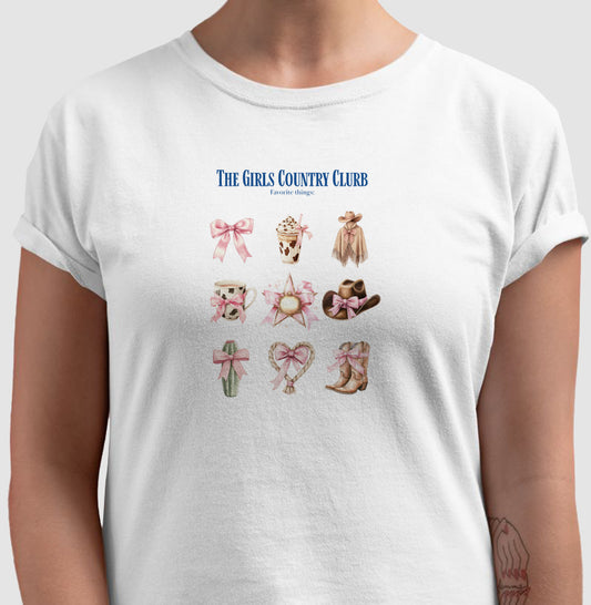 camiseta 100% western girl