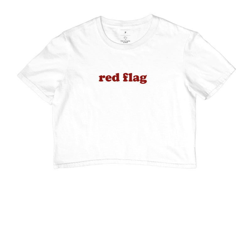 cropped red flag