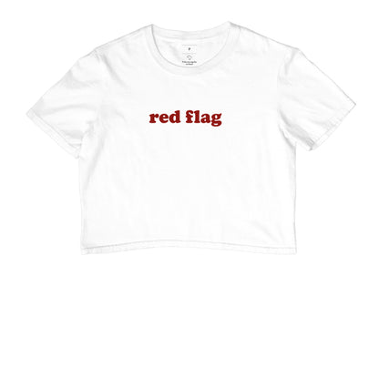 cropped red flag