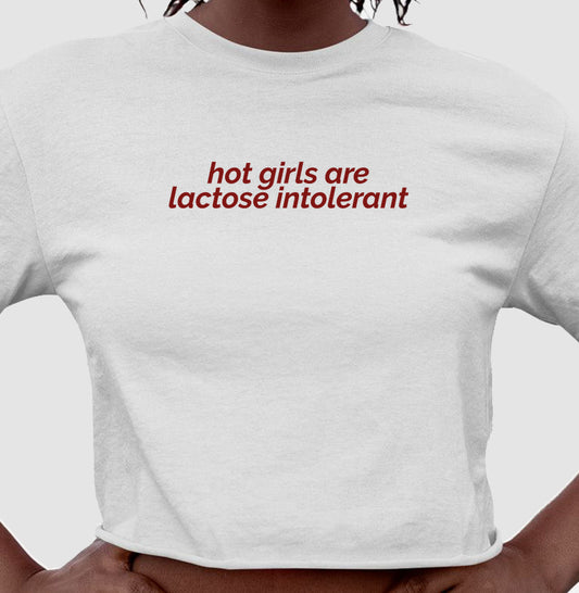 cropped hot girls are lactose intolerant