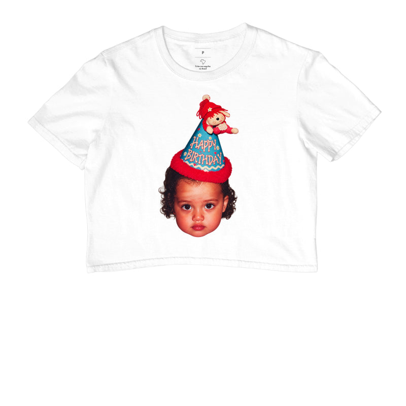 Cropped Personalizada Birthday Girl