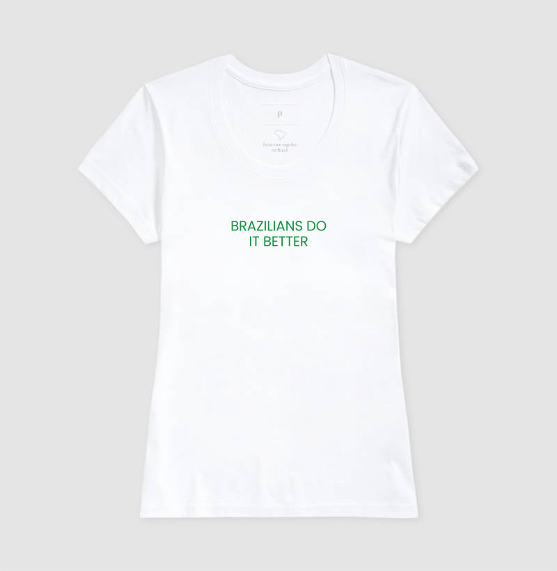 camiseta brazilian do it better