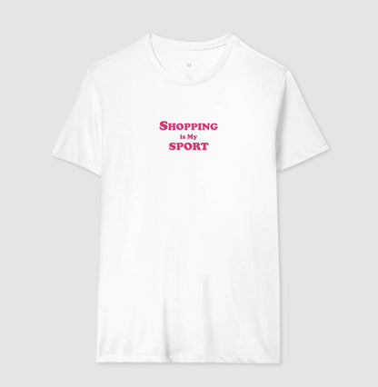 camiseta shopping is my sport