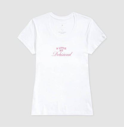 camiseta a little bit delusional