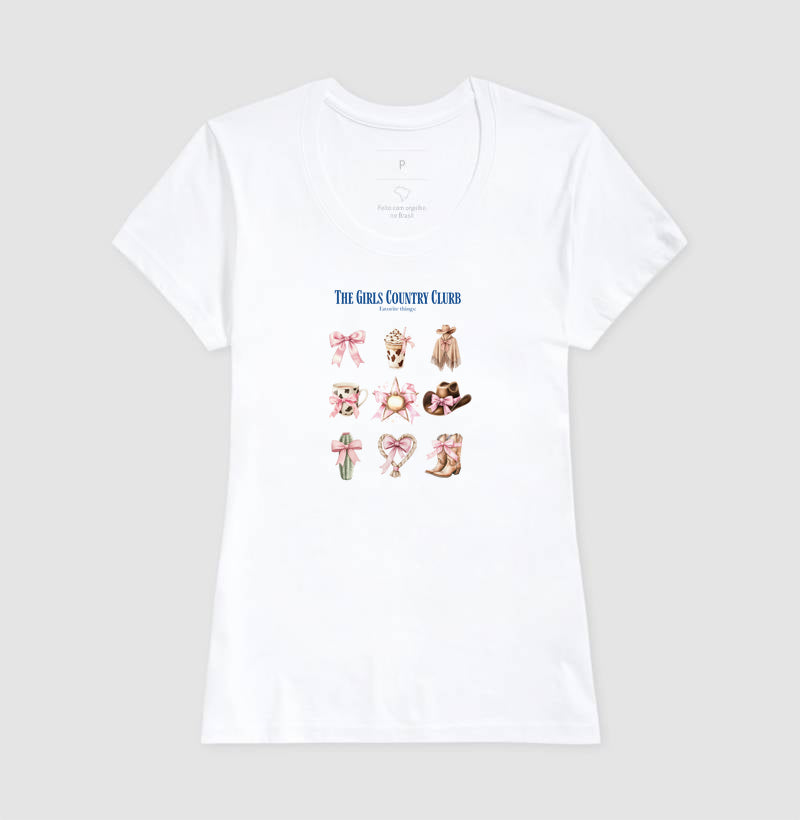 camiseta 100% western girl