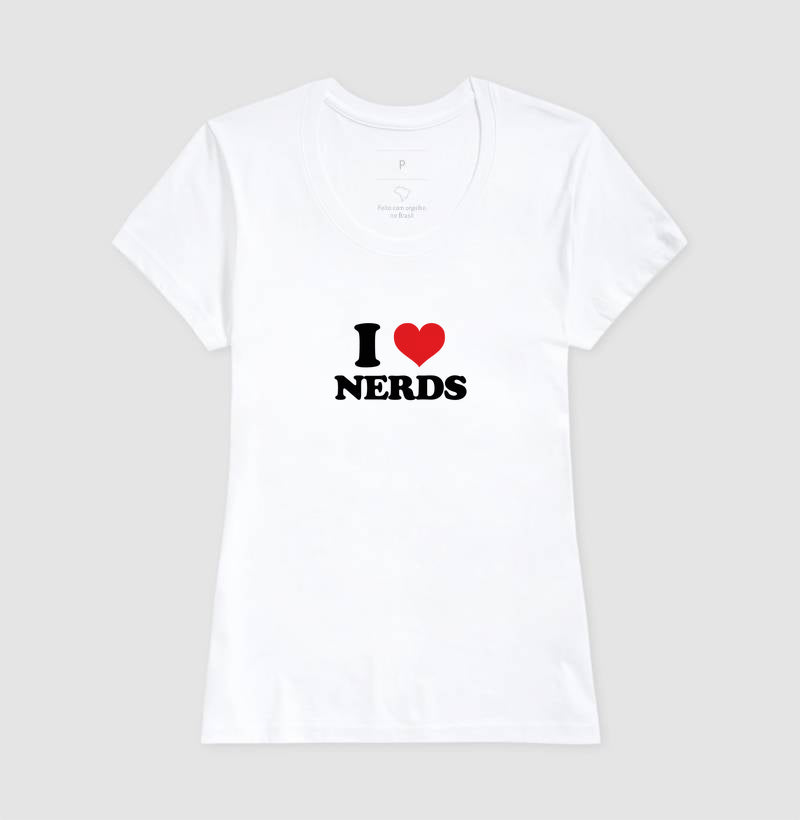 camiseta i <3 nerds