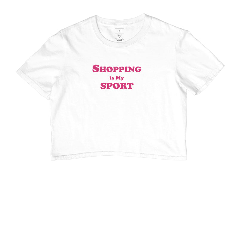 cropped shopping is my sport